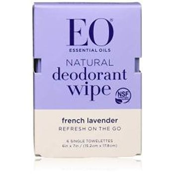 EO Deodorant Lavender Wipes 6 Count