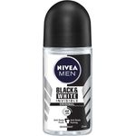 Nivea Men Deodorant Roll On Invisible Black and White 25ml