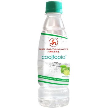 THREE LEGS COOLTOPIA COOLING WATER LIME 320ML