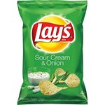 Lay's Potato Chips, Sour Cream and Onion 180g