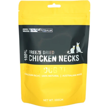 Freeze Dry Australia Freeze Dried Chicken Necks Dogs And Cats Treats 100g