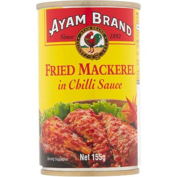Ayam Brand Fried Mackerel in Chilli Sauce 155g