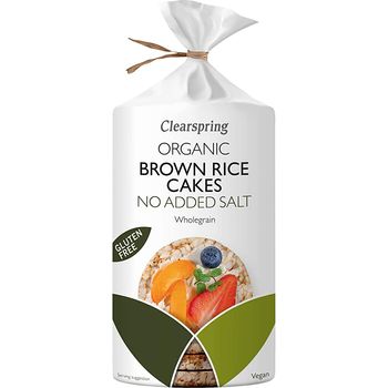 Clearspring Organic Brown Rice Cakes No Added Salt 120g