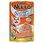 Nekko Pouch Senior 7 Years Up Tuna Topping Katsuobushi in Jelly 70g