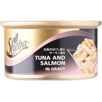 Sheba Cat Canned Food Tuna And Salmon 85g