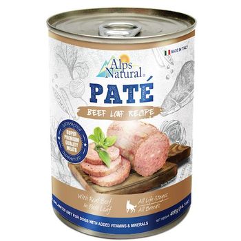 Alps Natural Pate Wet Food Beef Loaf Recipe 400g