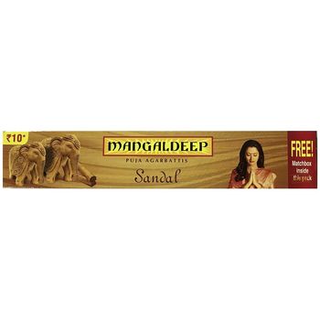 Mangaldeep Incense Sticks Sandal 15 Pieces