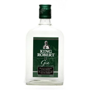King Robert II Dry Gin 350ml