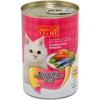 Aristo Cats Cat Canned Food Pilchard In Smoked Salmon Jelly 400g