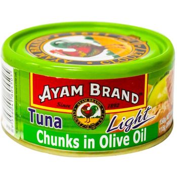 Ayam Brand Tuna Chunks In Olive Oil 150g