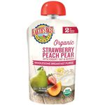 Earth's Best Organic Stage 2 Breakfast Baby Food, Strawberry Peach Pear with Yogurt, Oat and Quinoa 99g