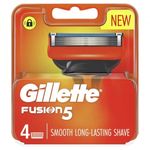 Gillette Fusion Razor Blades 4 Cartridges Refills