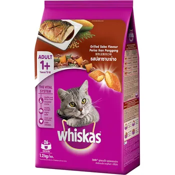 Whiskas Pockets Grilled Saba Flavour 1.2kg