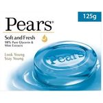 Pears Soft And Fresh Glycerine And Mint Extracts Soap Bar 125g