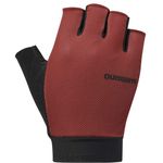 Shimano Explorer Short Finger Gloves Men Red Medium