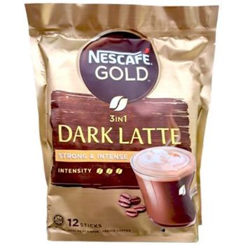 Nescafe Gold Dark Latte Coffee 12 Stick 34g