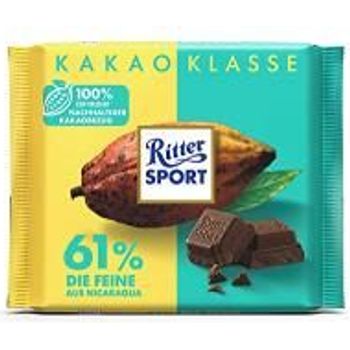Ritter Sport Cocoa Class: Fine 61% Nicaragua 100g