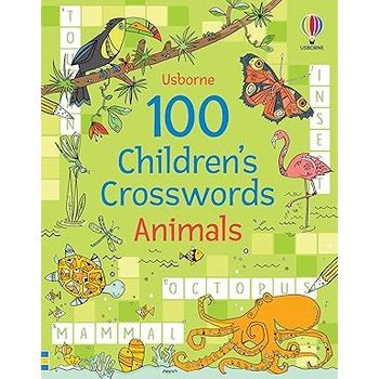 Usborne 100 Childrens Crosswords Animals