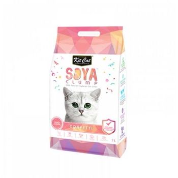 Kit Cat Soya Clump Cat Litter Confetti 7l