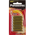 Panasonic Alkaine Power AAA Battery LR03RTB 6B