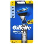 Gillette Mach3 Turbo Razor 1 Handle Plus 2 Cartridges