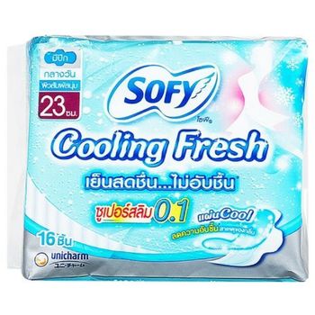 Sofy Cooling Fresh Day Ultra Slim Wing 16pcs 23cm
