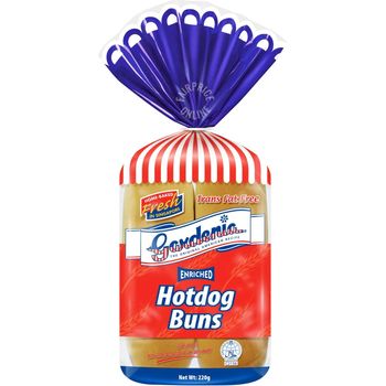 Gardenia Hotdog Buns 220g