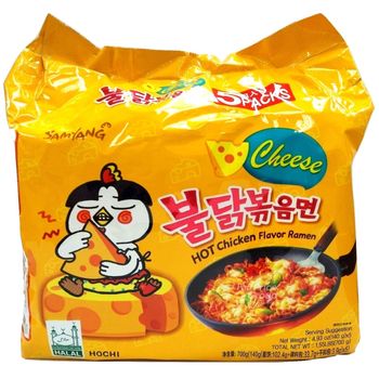 Samyang Hot Chicken Instant Ramen Cheese 140g X 5 