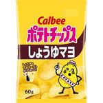 Calbee Potato Chips Soy Sauce Mayo 60g