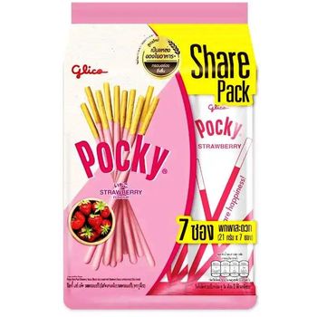 Glico Pocky Share Pack Strawberry Flavor 147g