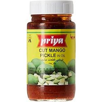 Priya Cut Mango Pickle With Garlic 300g