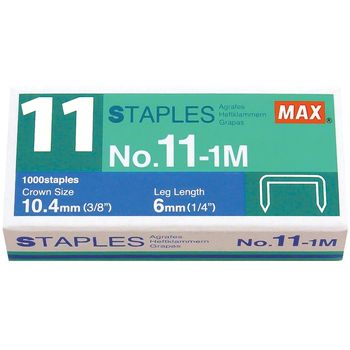 Max Staples No. 11-1M Pack 5 boxes