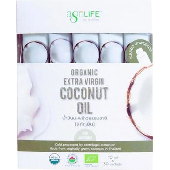 Agrilife Organic Extra Virgin Coconut Oil Sachets 300g