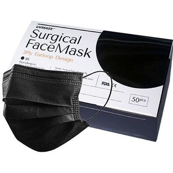 Wistech Surgical Mask 50pcs Black