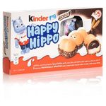 Kinder Happy Hippo Wafer Shaped With A Double Cocoa Cream Filling