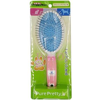 DoggyMan Pure Pretty Rubber Cushioned Pin Brush Medium PP-03