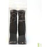 Fabric Semi Ergo Lock-On Handlebar Grip Black