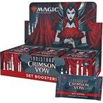 Magic The Gathering Innistrad Crimson Vow Set Booster Box 30 Packs + Dracula Box Topper 361 Magic Cards