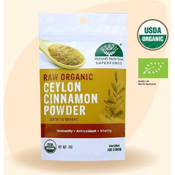 Nature's Nutrition Organic Ceylon Cinnamon Powder 70g