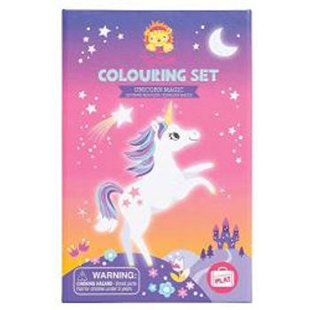 Tiger Tribe Colouring Set Unicorn Magic
