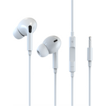 Devia Headset With Controller And Microphone White Silicone