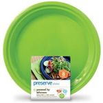 Preserve Plates Large Apple Green 8 Ct