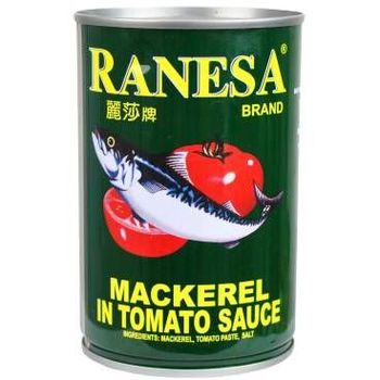 Ranesa Mackerel In Tomato Sauce 425g
