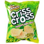 Criss Cross Crisscut Fries Snax Cheesy Sour Cream And Onion 21g