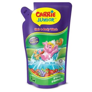 Carrie Junior Hair & Body Wash Refill Groovy Grapeberry 500g