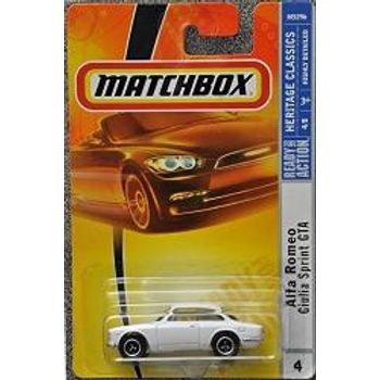 Matchbox 2008 Mbx Metal Alfa Romeo Giulia Sprint Gta White #32