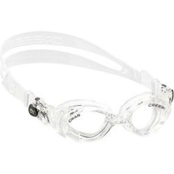 Cressi Crab Silicone Swim Goggles for Kids clear clear clear lens