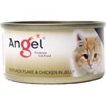 Angel Cat Canned Food Skipjack Flake And Chicken In Jelly 80g