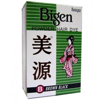 Hoyu Bigen Powder Hair Dye Brown Black 6g