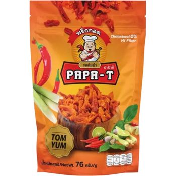 Papa-T Tom Yum Flavor Crispy Chili Snack 76g